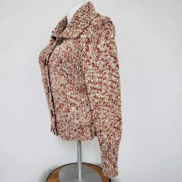 FDJ FRENCH DRESSING | Chunky Faux Wool Button Front Sweater XL - Picture 5 of 11